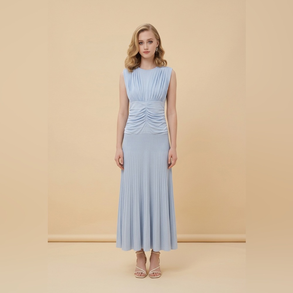 Zara Draped Knitwear Dress